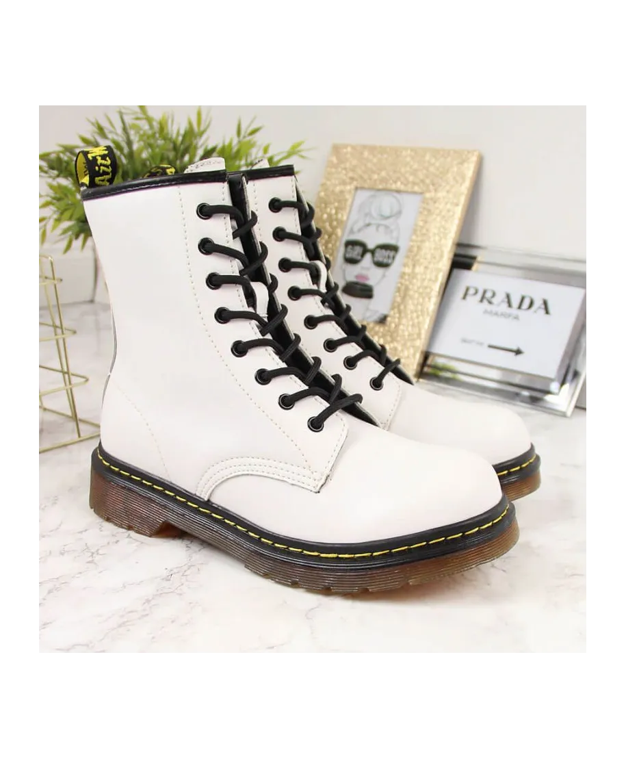 Botas de piel con aislamiento Filippo W PAW77B, blanco