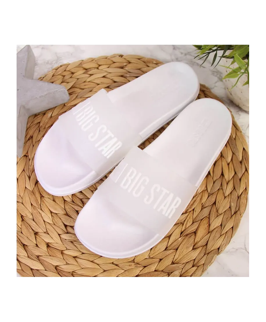 Chanclas de piscina blancas Big Star W FF274A199