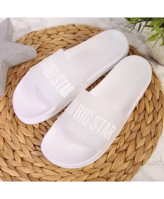 Chanclas de piscina blancas Big Star W FF274A199