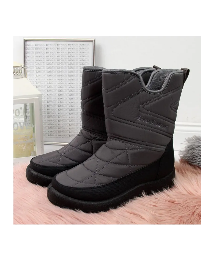 NEWS W EVE309B botas de nieve impermeables, gris