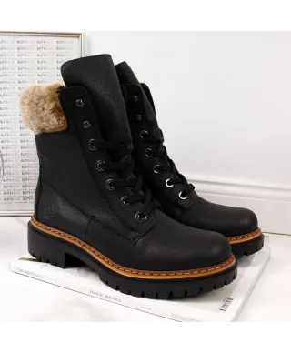 Botas Rieker con pelo W 72630 R484