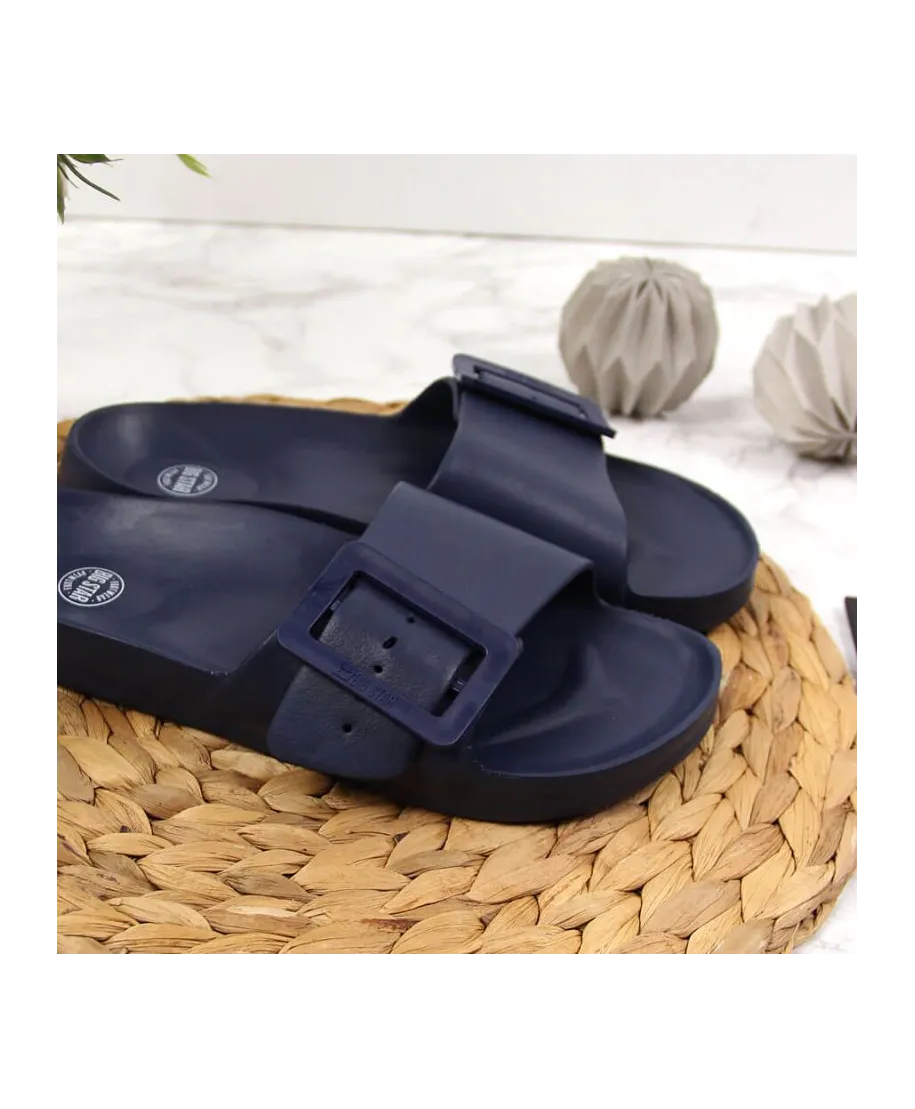 Big Star W FF274A388 navy beach slippers