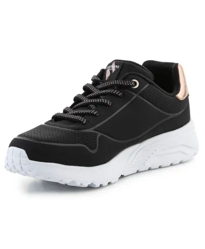 Buty Skechers Uno Lite Metallic Mode Jr 310384L-BLK|Dzieci