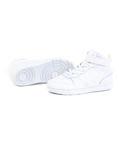 Buty Nike Court Borough Mid 2 Jr CD7783-100