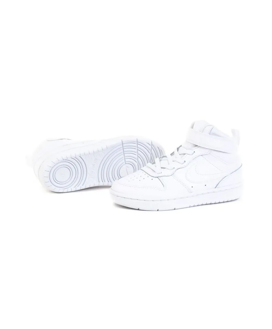 Buty Nike Court Borough Mid 2 Jr CD7783-100