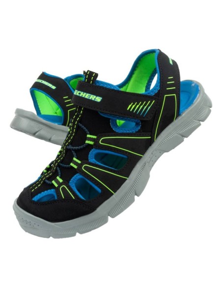 Sandały Skechers Jr 406520L/BBLM