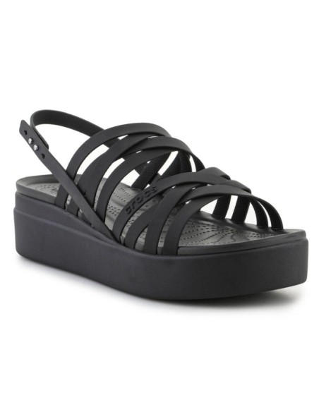 Sandały Crocs Brooklyn Strappy Lowwdg W 206751-001