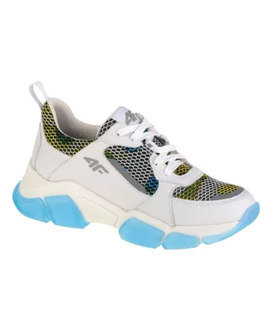 Buty 4F - Zapatillas de deporte para mujer, estilo casual, color blanco, H4L-OBDL254-34S