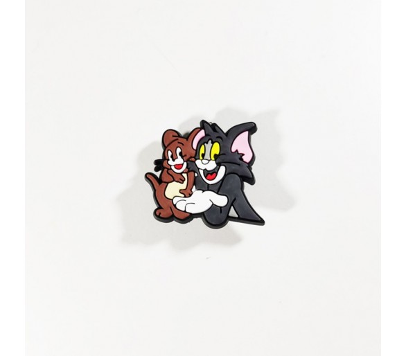 Gumowa Ozdoba do Sznurówek - Tom & Jerry