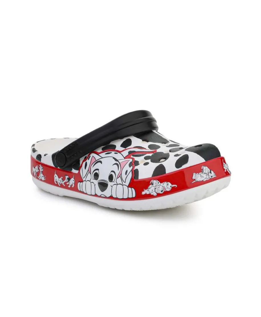 Klapki Crocs FL 101 Dalmatians Kids Clog 207483-100