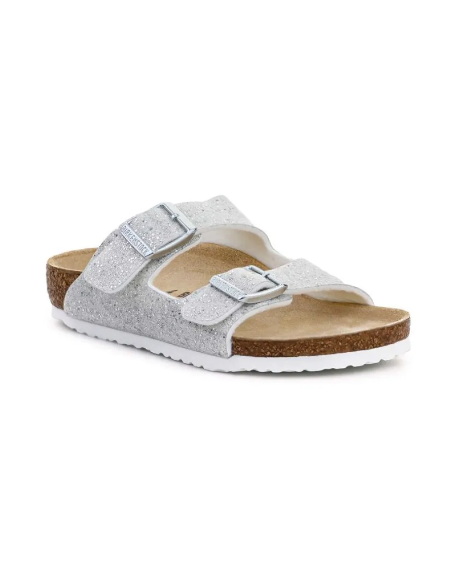 Kalpki Birkenstock Arizona Kids 1022230 Cosmic Sparkle White