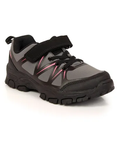 Buty trekkingowe na rzep American Club Jr AM902A szare