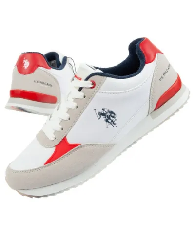 Buty sportowe U S Polo ASSN M UP21M48062-WHI-RED01