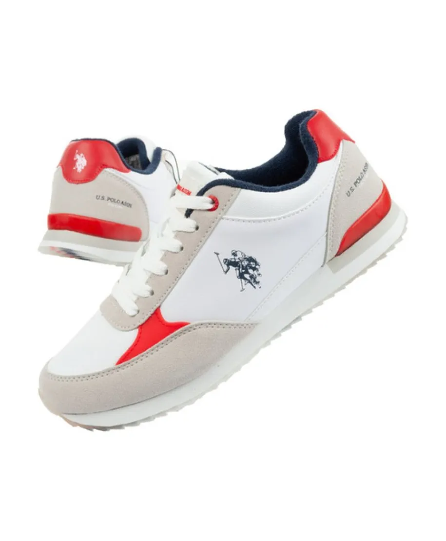 Buty sportowe U S Polo ASSN M UP21M48062-WHI-RED01