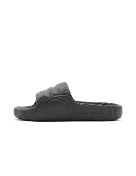 Klapki męskie adidas Adilette 22 Grey Five lifestylowe modne na lato czarne (HP6522)