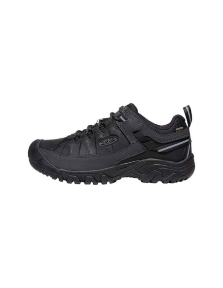 Buty trekkingowe męskie KEEN TARGHEE III WP TRIPLE BLACK skórzana membrana (KE-1028128)