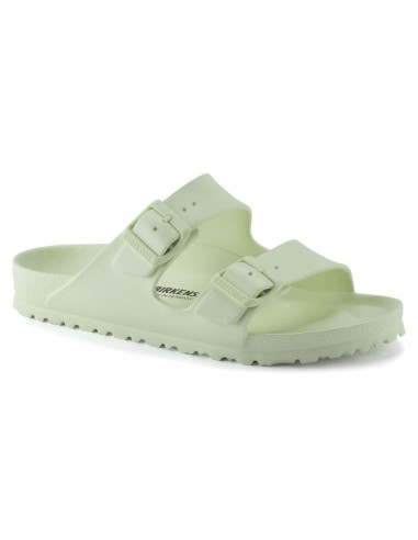 Klapki męskie Birkenstock Arizona Essentials EVA Regular Faded Lime na szeroką stopę piankowe (1024571)