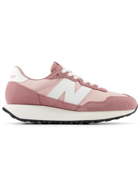 Sneakersy damskie New Balance NB 237 buty sportowe zamszowe różowe (WS237CF)