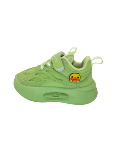 Buty dla Dzieci na Rzep Walnut Duck - Zielone